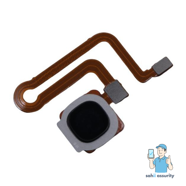 Fingerprint Sensor with Flex Cable for Vivo Y15 2019 Black thumbnail